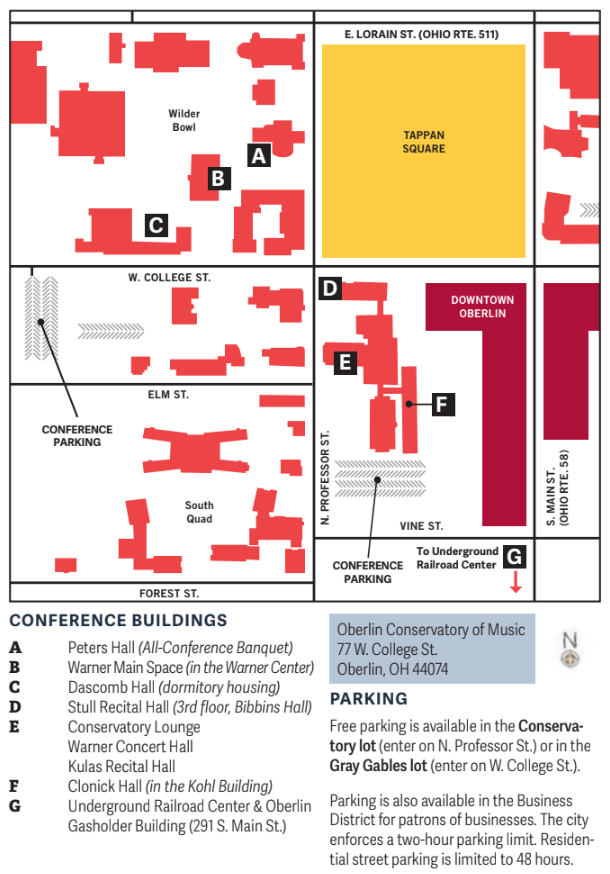 Oberlin Campus Map